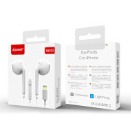 Ecouteurs Kit Main Libre Lightning - D-power K6003 - Blanc - LCDP