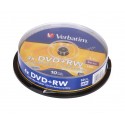 DVD+RW Verbatim x 10 Spindle