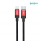 Câble tour de cou USB vers Lightning 10W noir TOTU - C90