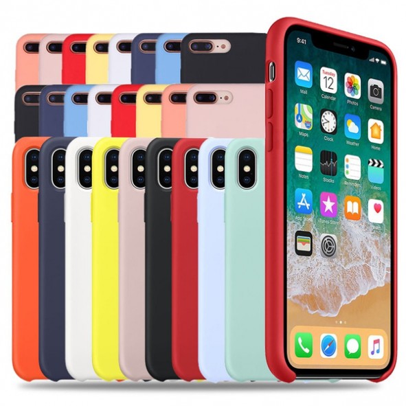 Coque iPhone X/XS Silicone - DIVERS COULEURS