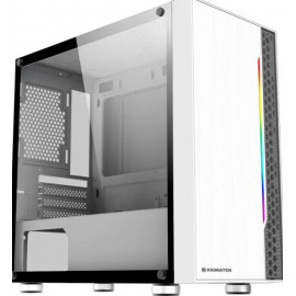 Xigmatek Gemini RGB avec panneau vitré (Blanc) - C42