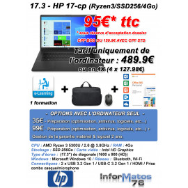 17.3 - HP 17-cp (Ryzen3/SSD256/4Go) - C6