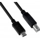 Câble USB Type C / Type B - 1m
