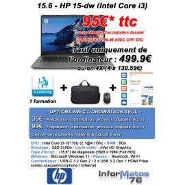 15.6 - HP 15-dw (Core i3) - C99