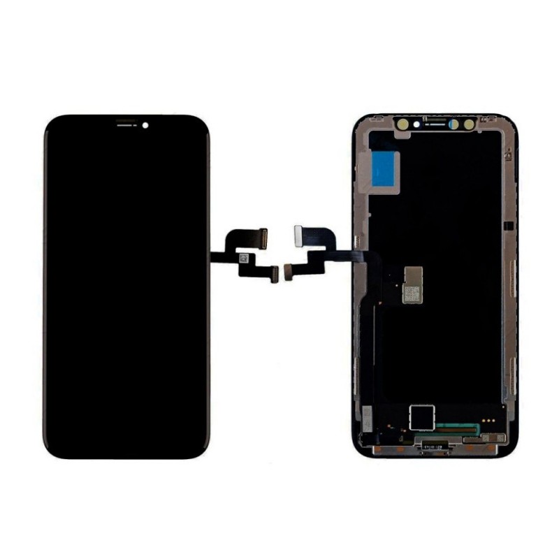 Écran LCD iPhone X Complet avec Vitre Tactile - Noir - Français