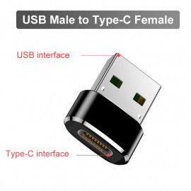 Adaptateur USB OTG - USB A mâle vers Type C Femelle - C70