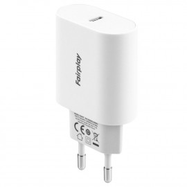 Chargeur secteur 20W 1USB TYPE-C FAIRPLAY - C105