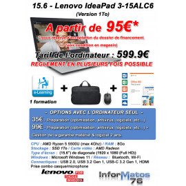 15.6 - Lenovo IdeaPad 3-15ALC6 (version 1To) - C124