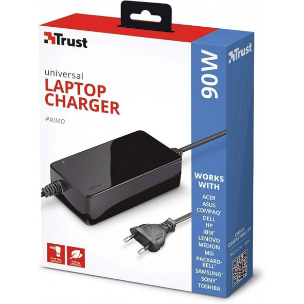 Chargeur universel Trust Primo 90W - 6 embouts - C42