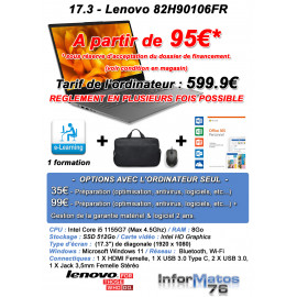 17.3 - Lenovo 82H90106FR - C99