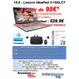 15.6 - Lenovo IdeaPad 3-15ALC7 - C25
