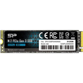 M2 NVMe 2280 - SSD 512Go Silicon Power A60 TYPE 2280 - C42
