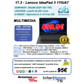 17.3 - Lenovo IdeaPad 3 17IUA7 - C99