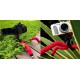 Mini trépied rouge pour téléphone / caméra / appareil photo