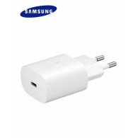 Samsung 25W Adaptateur Secteur USB-C (Officiel) + Câble USB-C (blanc) - LCDP