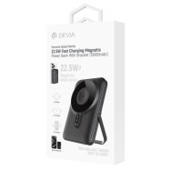 Power Bank DEVIA Magnétique Charge Rapide 22,5W avec Support (10000mAh) - Gris - LCDP