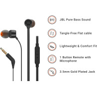 JBL Tune 160 Noir (Ecouteur Filaire) - LCDP