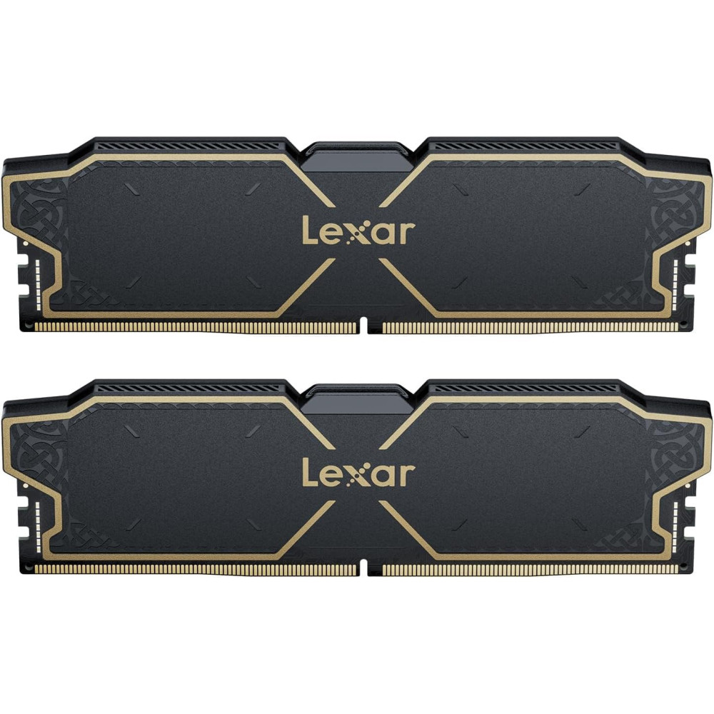 Lexar mémoire 32Go (2x16Go) DIMM DDR5 Thor OC 6000MHz CL38 (Noir) - LD5U16G60C38LG-RGD - 1FO