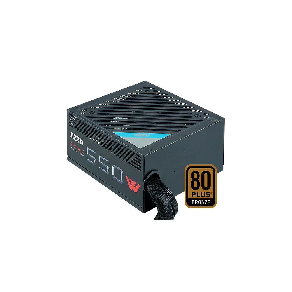 Alimentation ATX Azza PSAZ Bronze - 550W (Noir) - AD-Z550 - 1FO Alimentation ATX Azza PSAZ Bronze - 550W (Noir) - AD-Z550 - 1FO