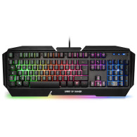 Pack Gamer 3en1 (Clavier/Souris/Tapis) Spirit of Gamer Ultimate 500 RGB (Noir) - CLS-MK500 - 1FO