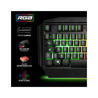 Pack Gamer 3en1 (Clavier/Souris/Tapis) Spirit of Gamer Ultimate 500 RGB (Noir) - CLS-MK500 - 1FO