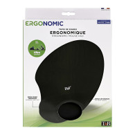 Tapis de souris avec repose poignet en gel T'nB Ergo (Noir) - TSED100N - 1FO
