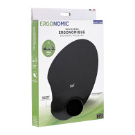 Tapis de souris avec repose poignet en gel T'nB Ergo (Noir) - TSED100N - 1FO