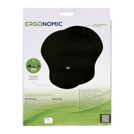 Tapis de souris avec repose poignet en gel T'nB Ergo (Noir) - TSED100N - 1FO