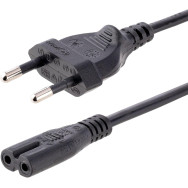 2m - Cable d'Alimentation bipolaire Lindy (Noir) - 30421 - 1FO