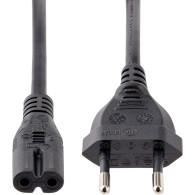 2m - Cable d'Alimentation bipolaire Lindy (Noir) - 30421 - 1FO