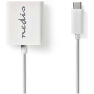 Convertisseur Nedis USB Type C mâle vers VGA femelle (D-sub DE-15) 10cm (Blanc) - CCGP64850WT02 - 1FO