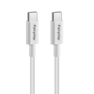 FAIRPLAY HIMALYA Câble 100W USB-C/USB-C 1m (Blanc) - UTO