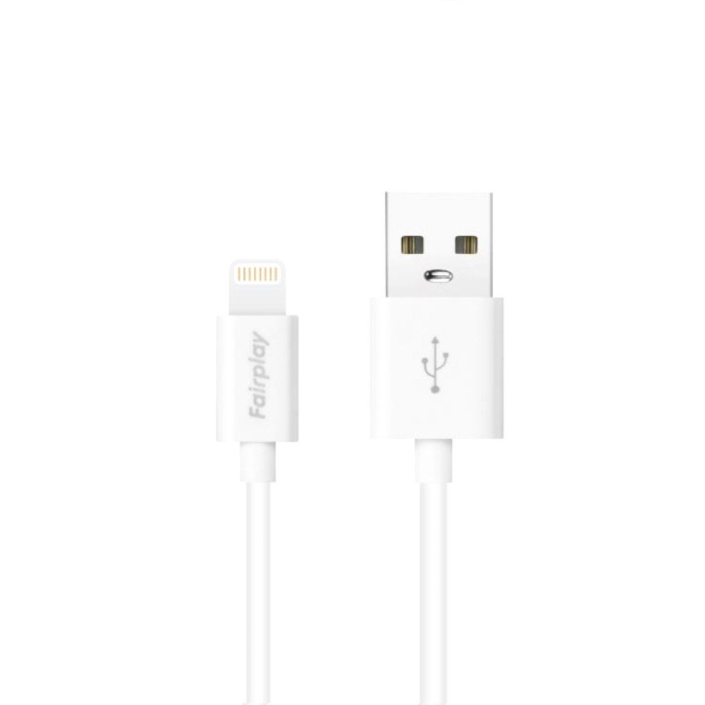 FAIRPLAY SENECIO Câble Lightning 1m (Blanc) - UTO FAIRPLAY SENECIO Câble Lightning 1m (Blanc) - UTO