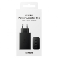 SAMSUNG Chargeur 65W 3 ports (USB-A + 2 USB-C) - UTO