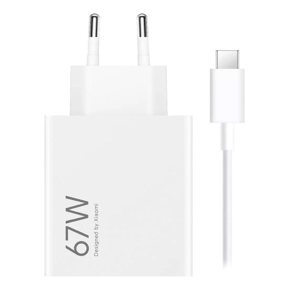 Xiaomi Pack Chargeur 67W + Câble USB-C (Blanc) - UTO Xiaomi Pack Chargeur 67W + Câble USB-C (Blanc) - UTO