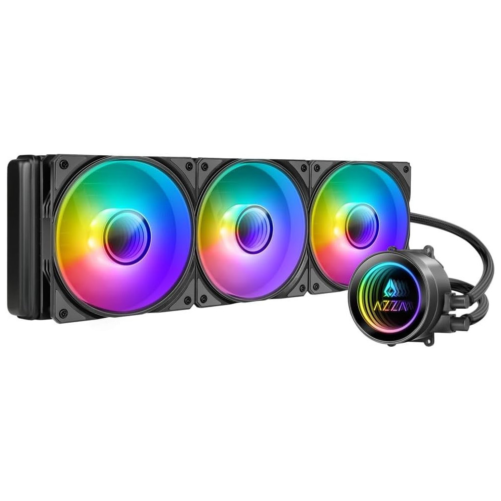 Watercooling AIO Azza Galeforce RGB - 360mm (Noir) - LCAZ-360C-ARGB - 1FO Watercooling AIO Azza Galeforce RGB - 360mm (Noir) - LCAZ-360C-ARGB - 1FO
