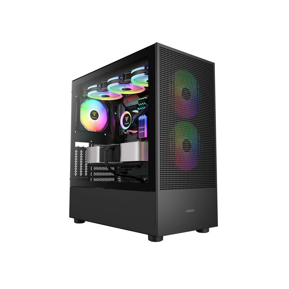 Boitier Moyen Tour E-ATX Gamdias Talos M3 Mesh RGB (Noir) - 16333-028C3-30000-G - 1FO Boitier Moyen Tour E-ATX Gamdias Talos M3 Mesh RGB (Noir) - 16333-028C3-30000-G - 1FO