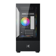 µATX Xigmatek Alphard M RGB avec panneaux vitrés (Noir) - EN44526 - 1FO