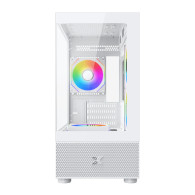 µATX Xigmatek Alphard M RGB avec panneaux vitrés (Blanc) - EN44533 - 1FO