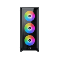 Moyen Tour E-ATX Xigmatek Quantum RGB avec panneaux vitrés (Noir) - EN42874 - 1FO