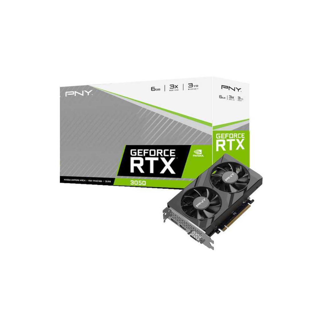 GeForce RTX 3050 6Go PNY Verto Dual Fan Edition DLSS 3 - ACA GeForce RTX 3050 6Go PNY Verto Dual Fan Edition DLSS 3 - ACA