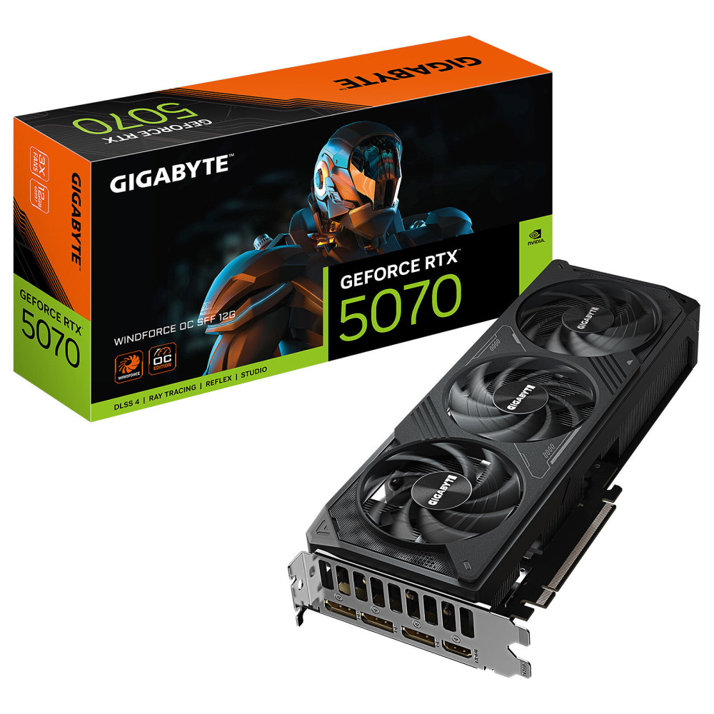 Gigabyte GeForce RTX 5070 WINDFORCE 3 - 12G - ACA Gigabyte GeForce RTX 5070 WINDFORCE 3 - 12G - ACA