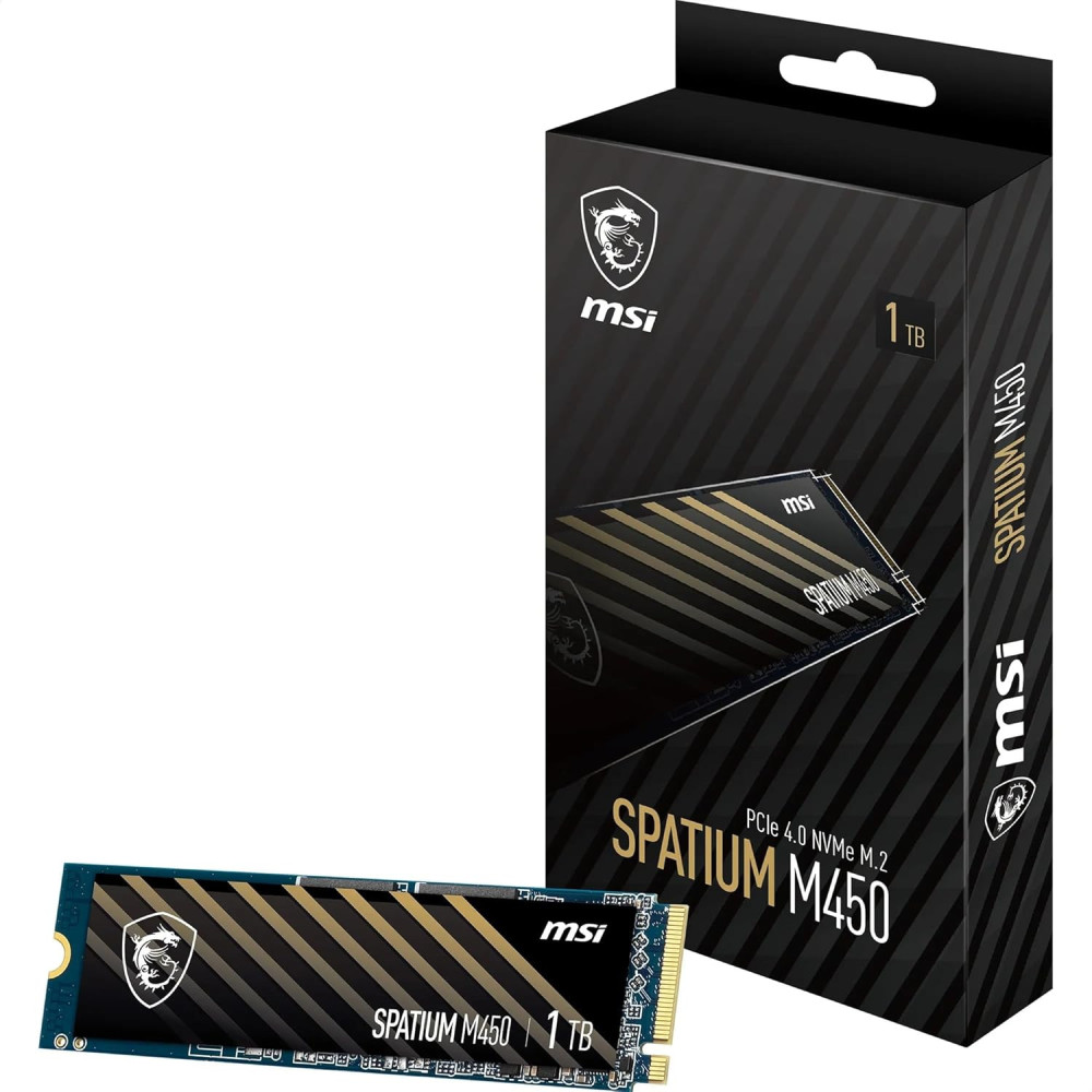 Disque SSD MSI Spatium M450 1To - M.2 NVMe Type 2280 - ACA Disque SSD MSI Spatium M450 1To - M.2 NVMe Type 2280 - ACA