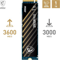 Disque SSD MSI Spatium M450 1To  - M.2 NVMe Type 2280 - ACA
