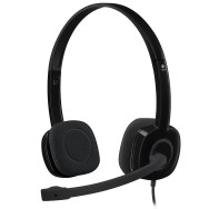 Casque Micro Logitech H151 Stereo (Noir) - 981-000589 - 1FO