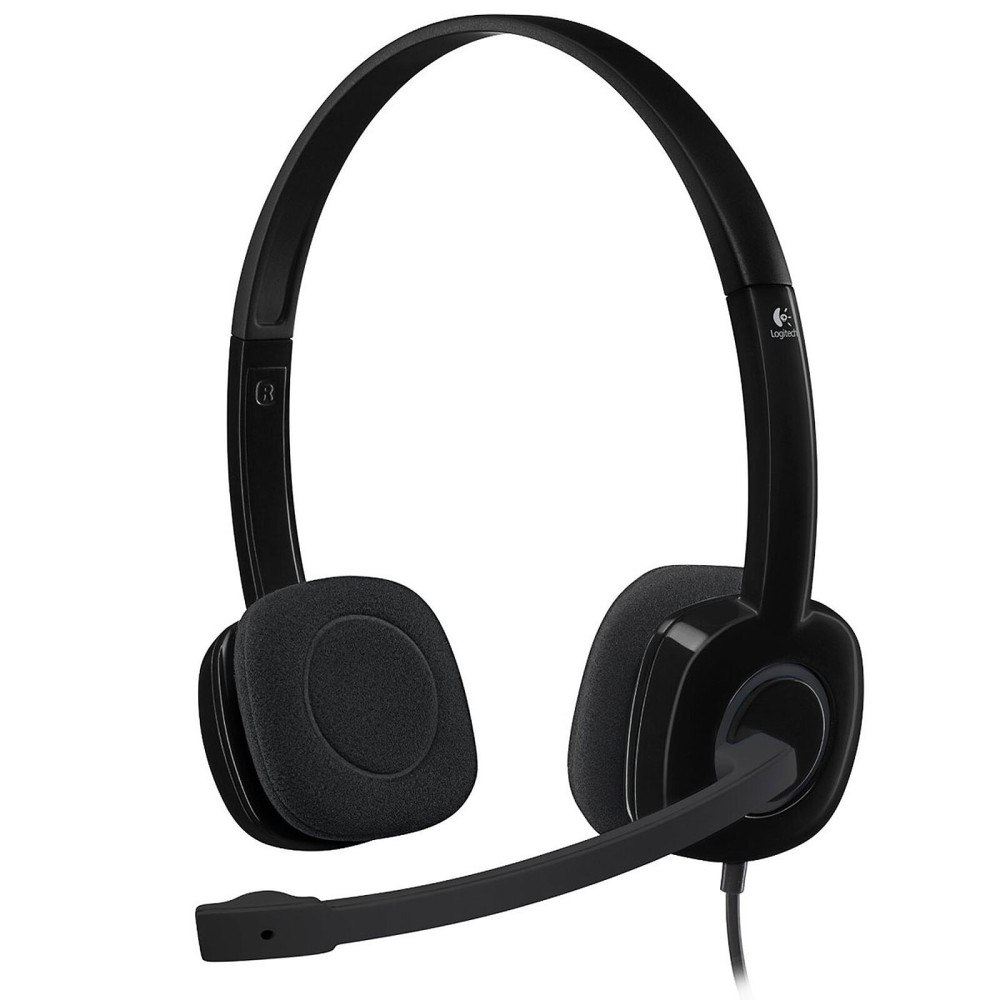 Casque Micro Logitech H151 Stereo (Noir) - 981-000589 - 1FO Casque Micro Logitech H151 Stereo (Noir) - 981-000589 - 1FO