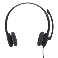 Casque Micro Logitech H151 Stereo (Noir) - 981-000589 - 1FO