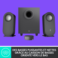 Enceintes Logitech Z407 BT (Noir) - 980-001348 - 1FO