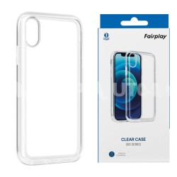 iPhone 16e - Coque silicone transparente Fairplay Syrma 3M - UTO