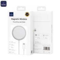Chargeur MagSafe Wiwu W009 15W Blanc - MOB